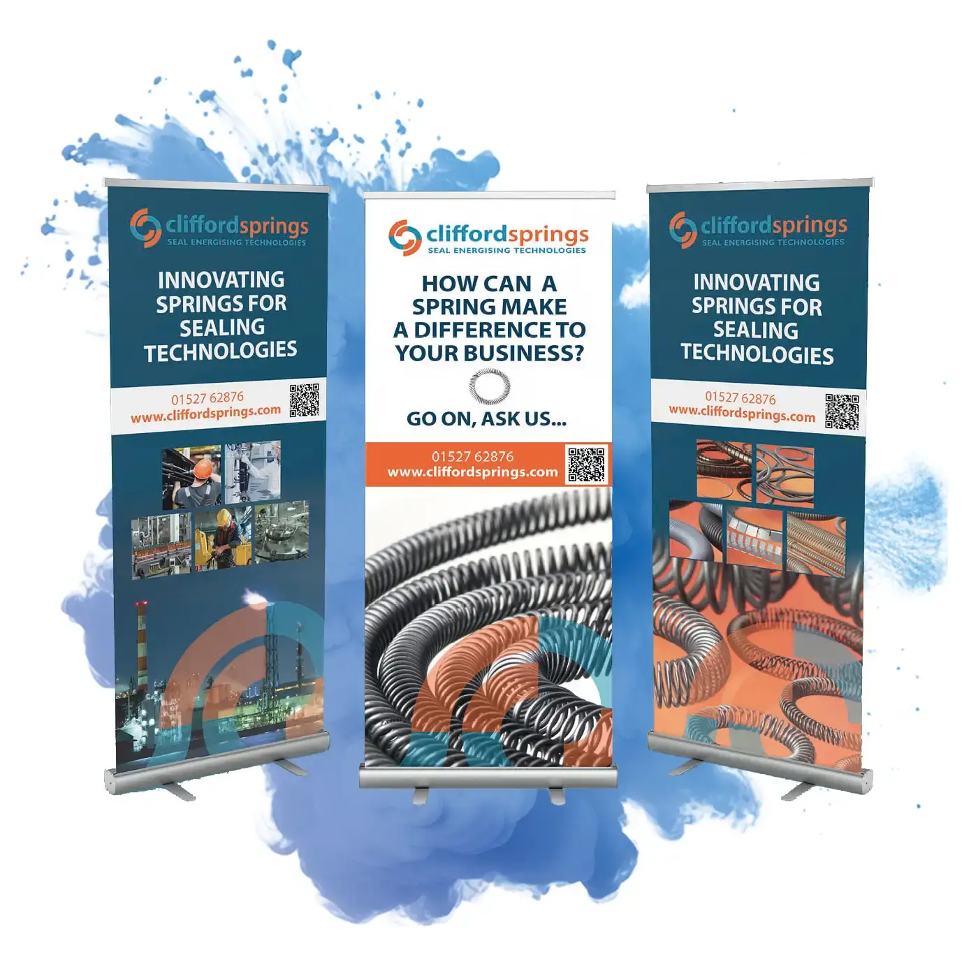 Clifford springs roller banners