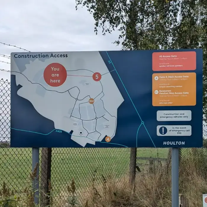 Houlton outdoor display signage