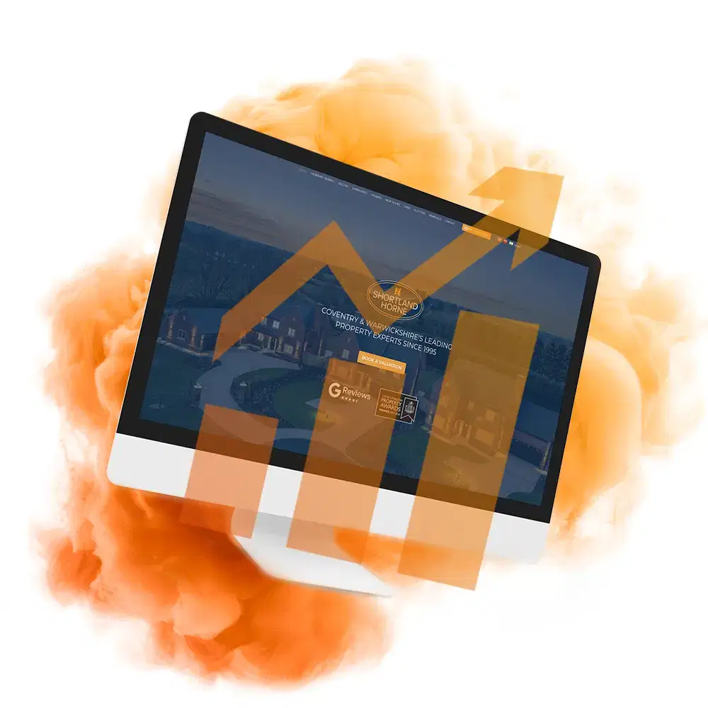 Shortland Horne website SEO statistics visual