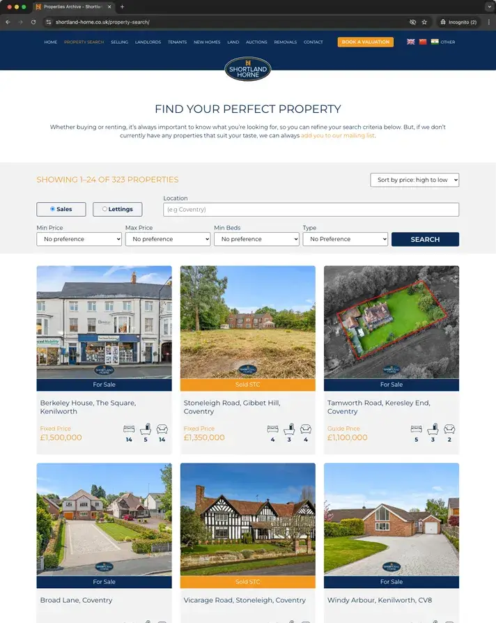 Property Listing Websites​